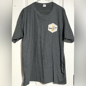 Fruit of the Loom Charcoal Men's Tee with Graphic
